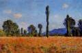 Champ de pavot Claude Monet Fleurs impressionnistes